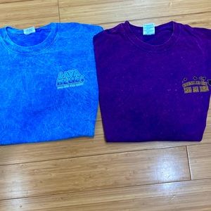 **SOLD**Lot Two Hawaiian Original Red Dirt Kauai Tee Shirts- medium
